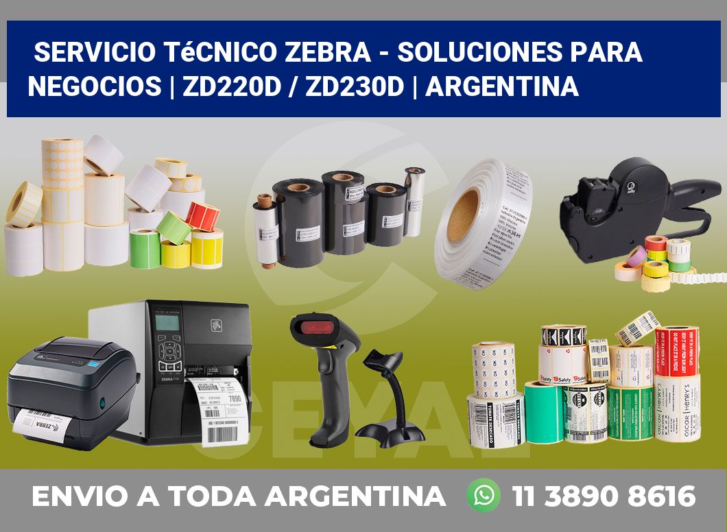 Servicio técnico Zebra – Soluciones para negocios | ZD220d / ZD230d | Argentina