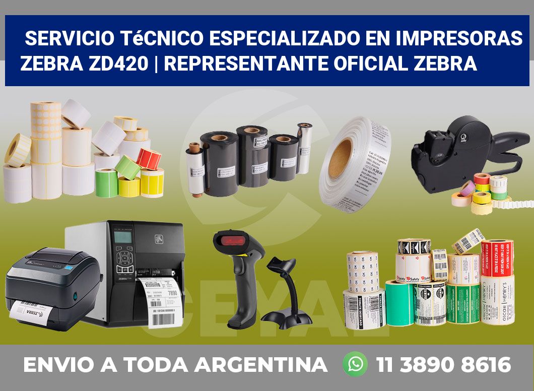 Servicio técnico especializado en impresoras Zebra ZD420 | Representante oficial Zebra