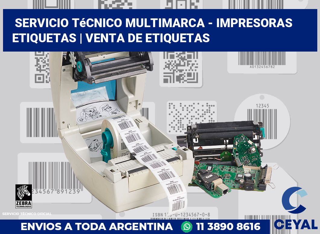 Servicio técnico multimarca - impresoras etiquetas | venta de etiquetas