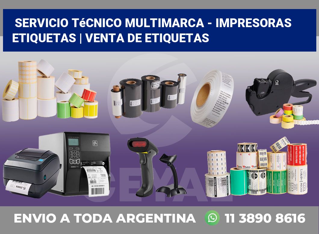 Servicio técnico multimarca – impresoras etiquetas | venta de etiquetas