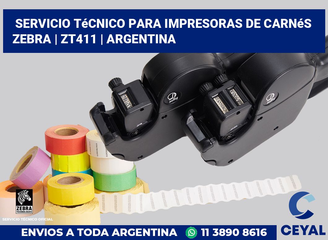 Servicio técnico para Impresoras de carnés ZEBRA | ZT411 | Argentina