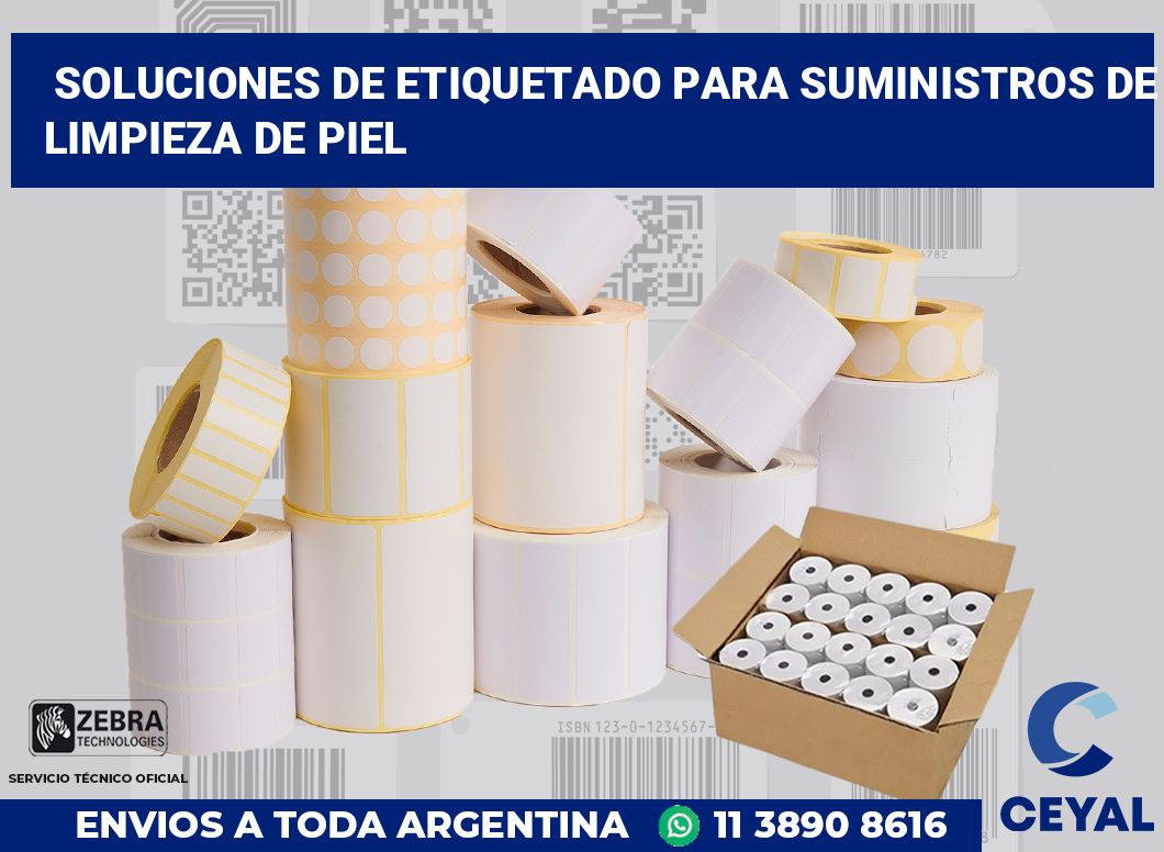 Soluciones de Etiquetado para Suministros de Limpieza de Piel