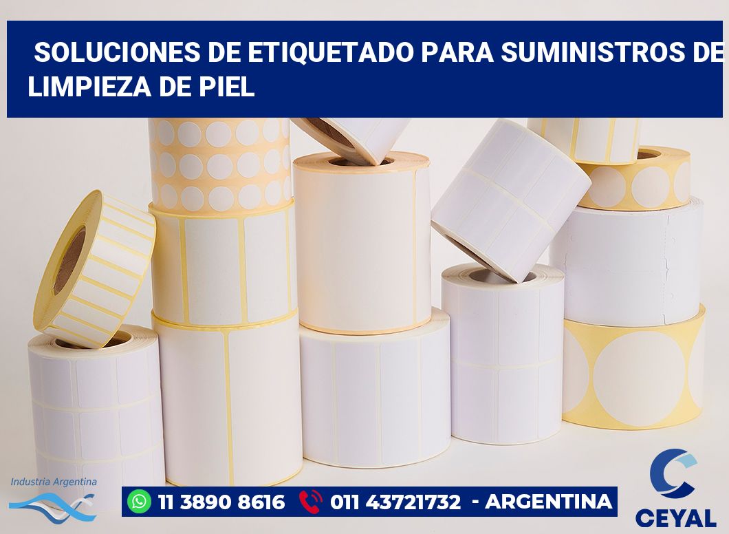 Soluciones de Etiquetado para Suministros de Limpieza de Piel