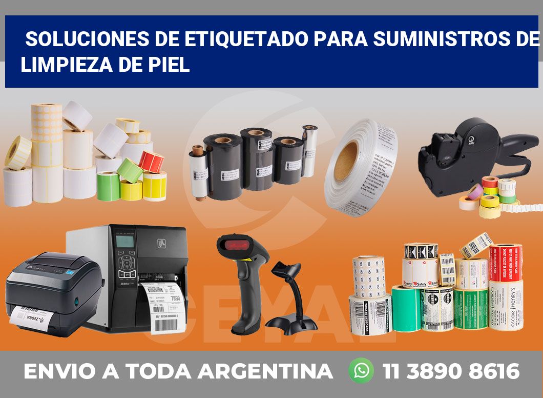 Soluciones de Etiquetado para Suministros de Limpieza de Piel