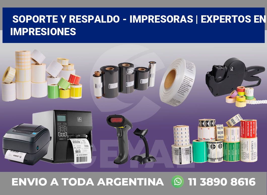 Soporte y respaldo – impresoras | Expertos en impresiones