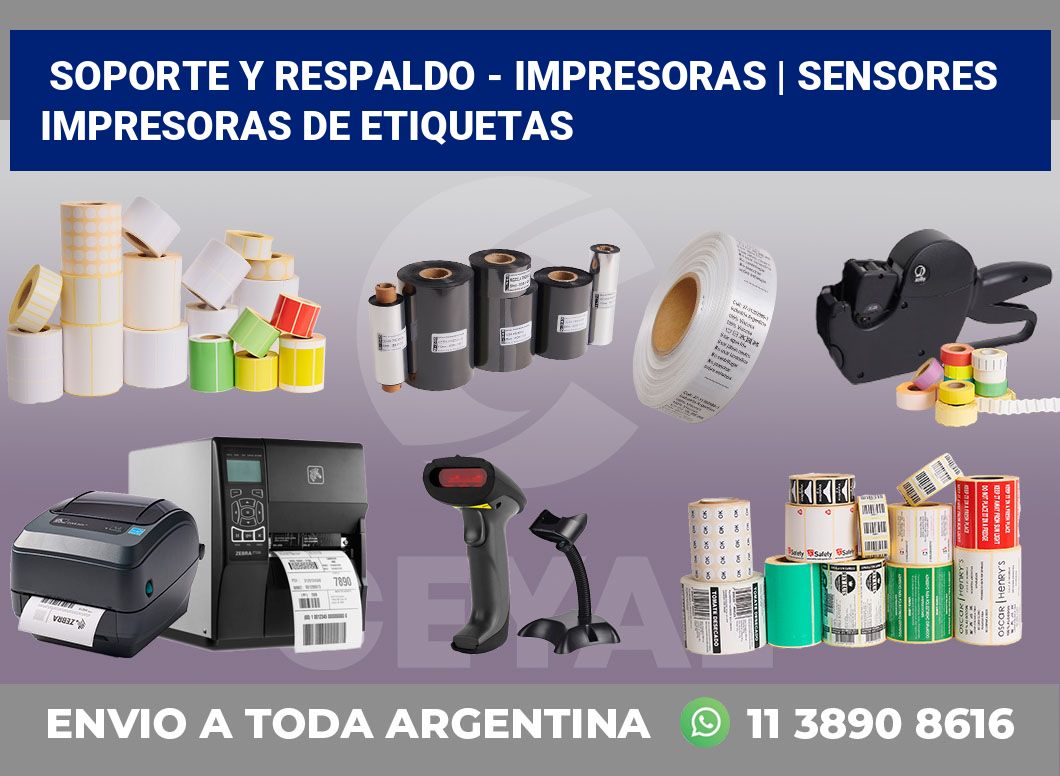 Soporte y respaldo – impresoras | Sensores impresoras de etiquetas