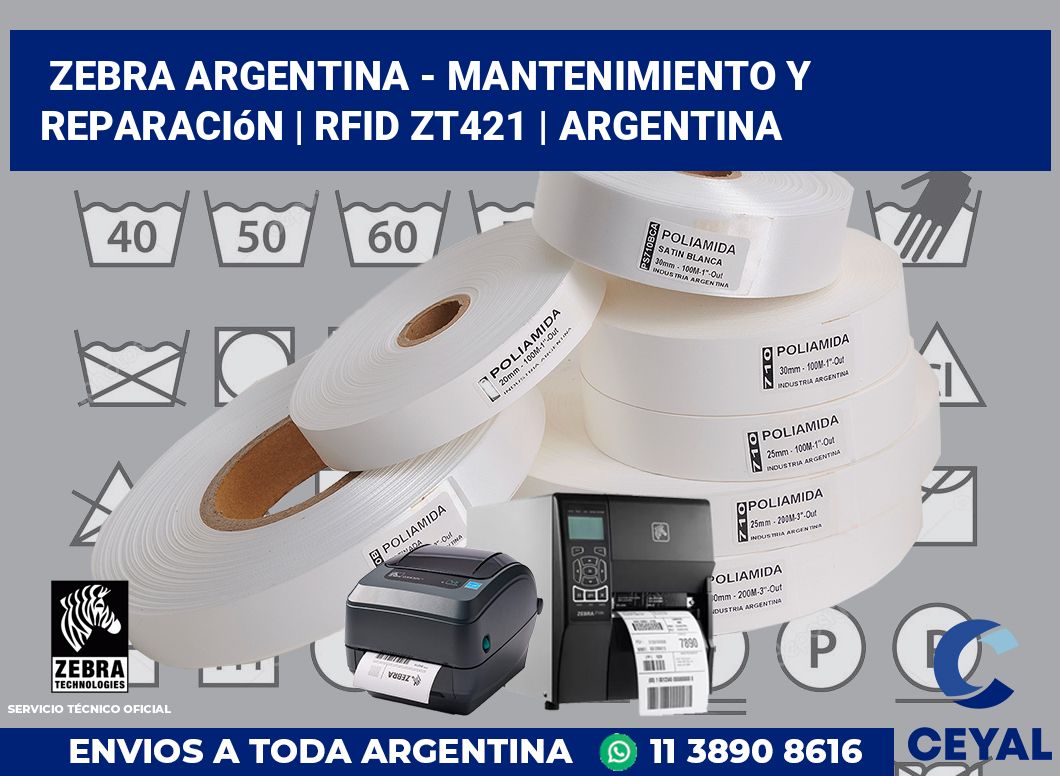 Zebra argentina - Mantenimiento y reparación | RFID ZT421 | Argentina