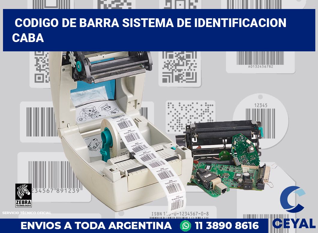 codigo de barra sistema de identificacion  CABA