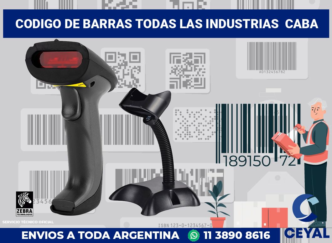 codigo de barras todas las industrias  CABA