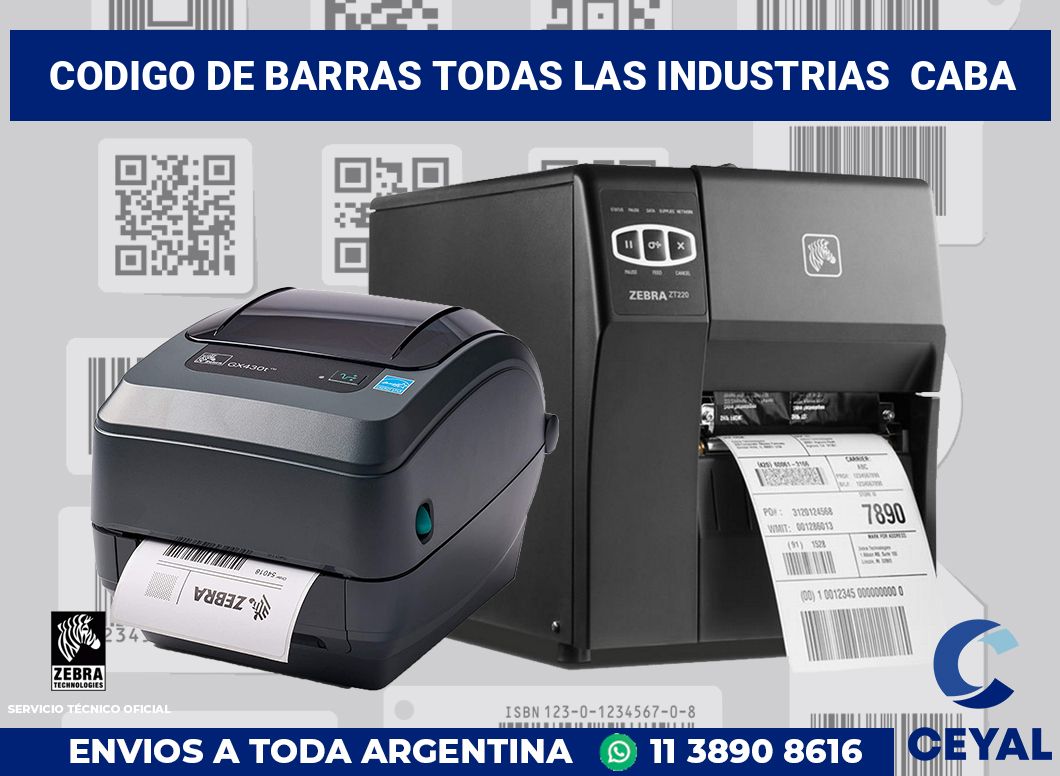 codigo de barras todas las industrias  CABA