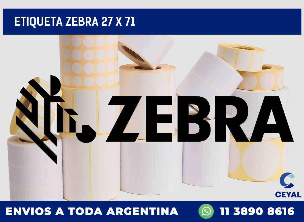 etiqueta zebra 27 x 71