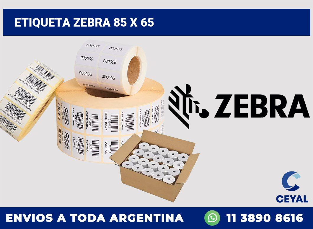 etiqueta zebra 85 x 65