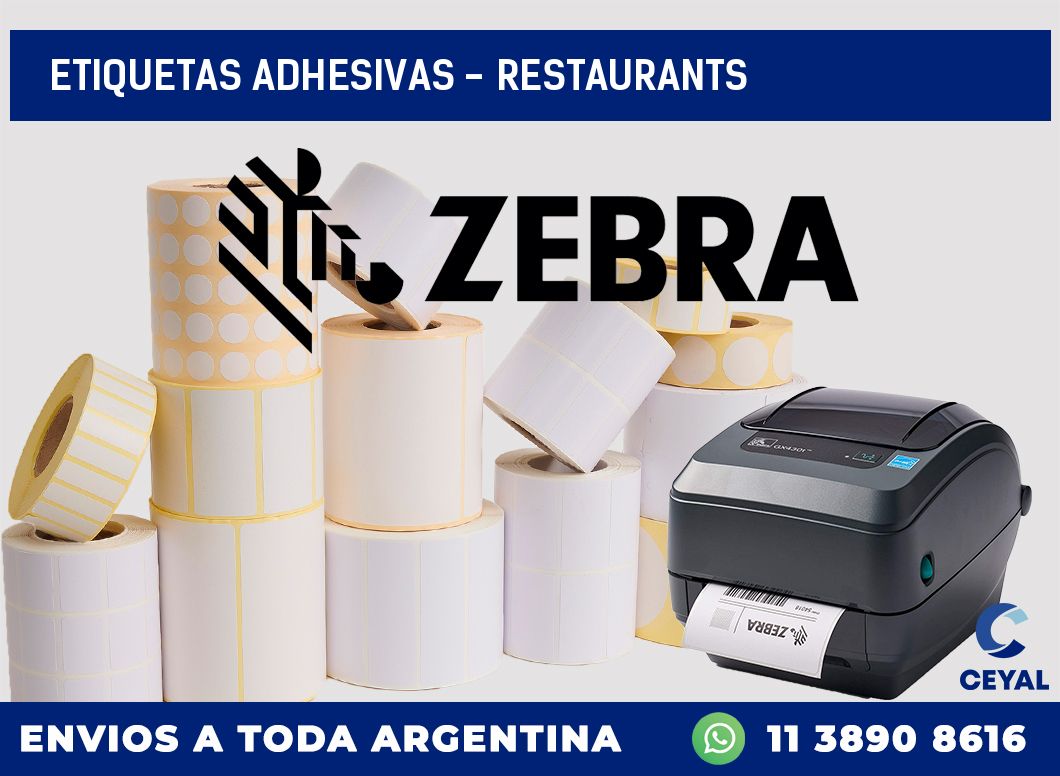 etiquetas adhesivas – Restaurants