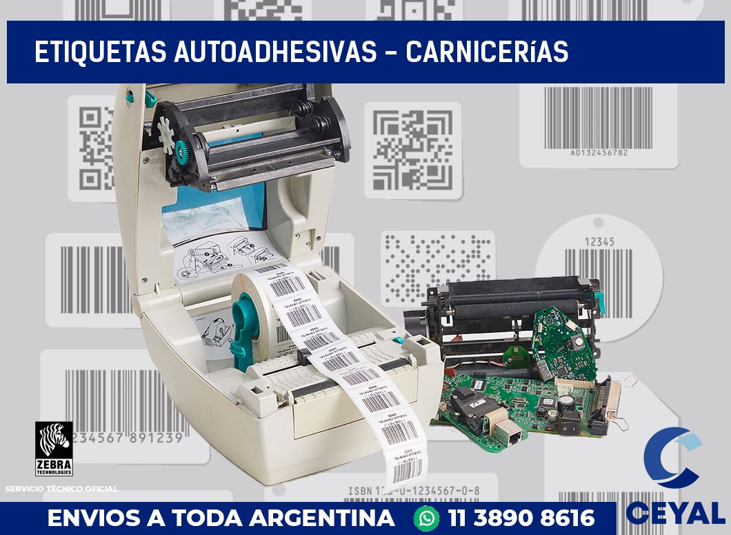 etiquetas autoadhesivas - Carnicerías