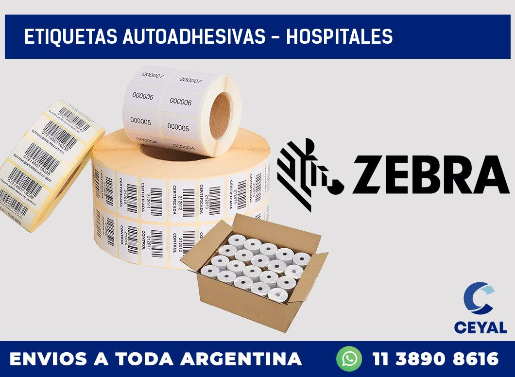 etiquetas autoadhesivas - Hospitales