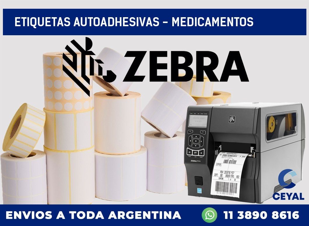 etiquetas autoadhesivas – Medicamentos