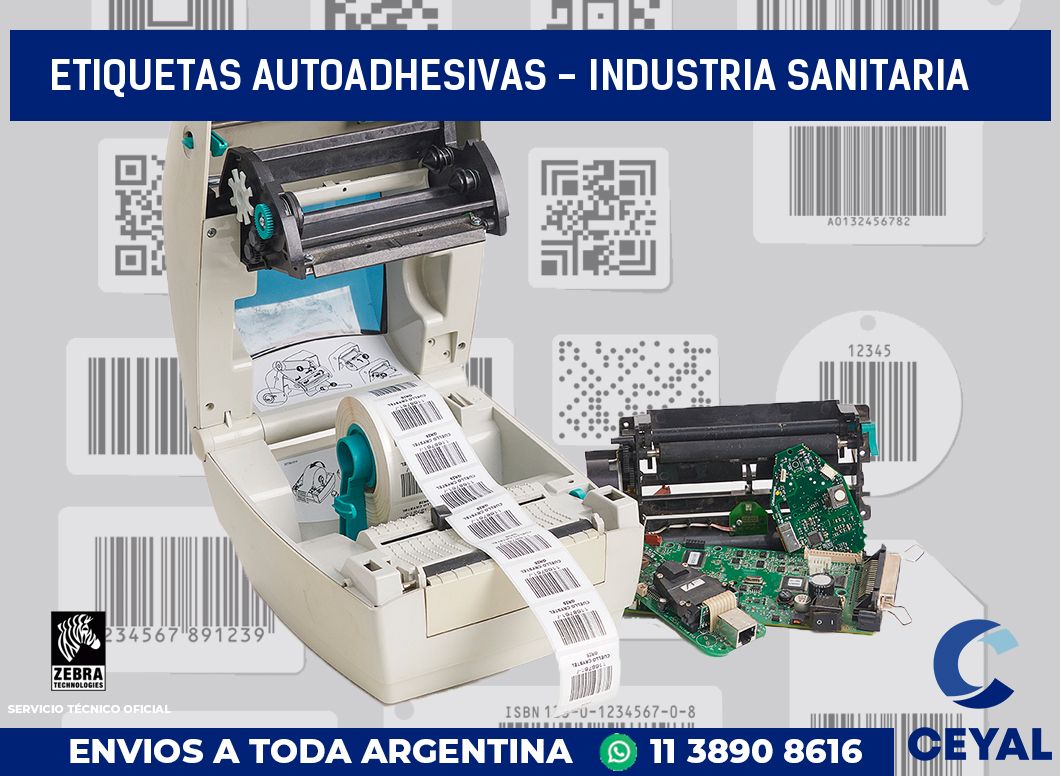 etiquetas autoadhesivas - industria sanitaria