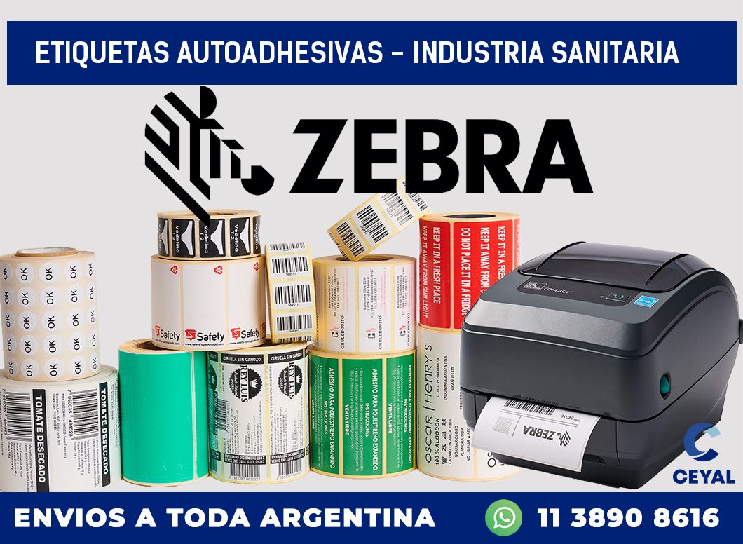 etiquetas autoadhesivas – industria sanitaria