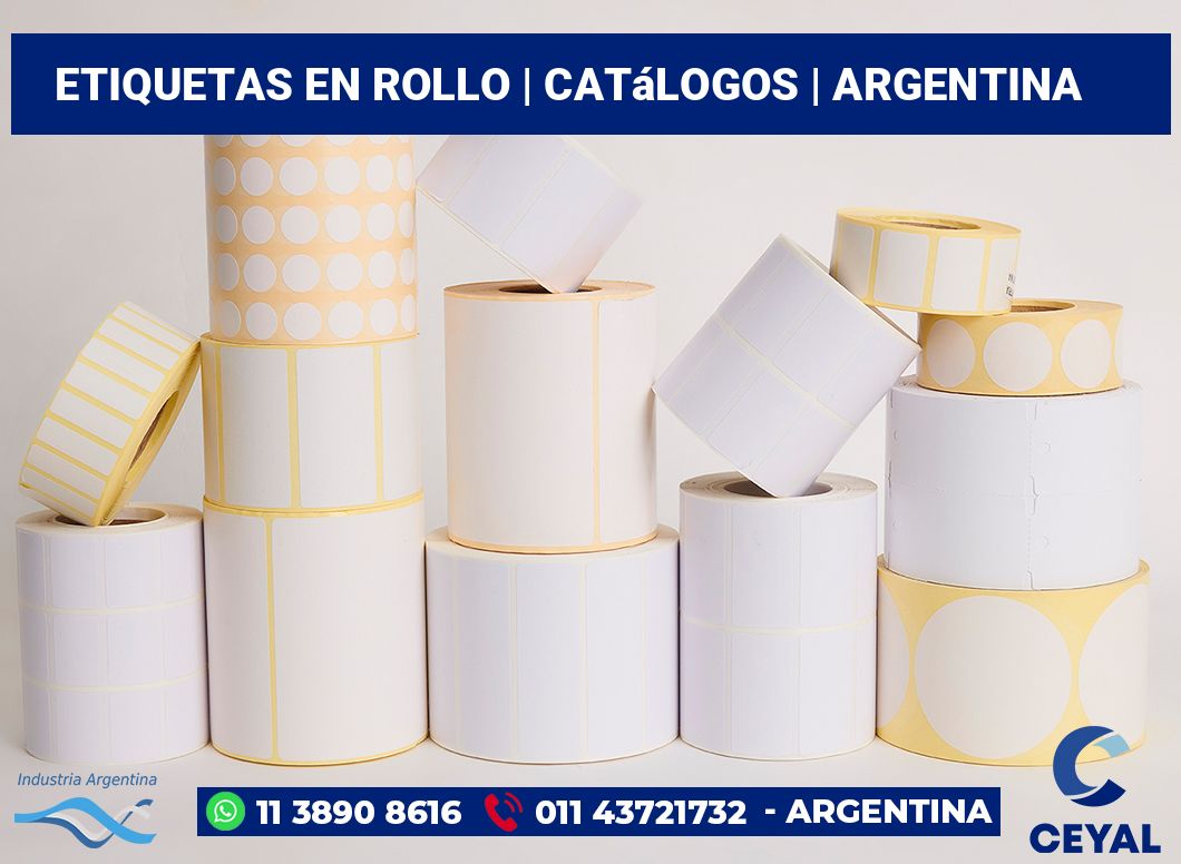 etiquetas en rollo | Catálogos | Argentina