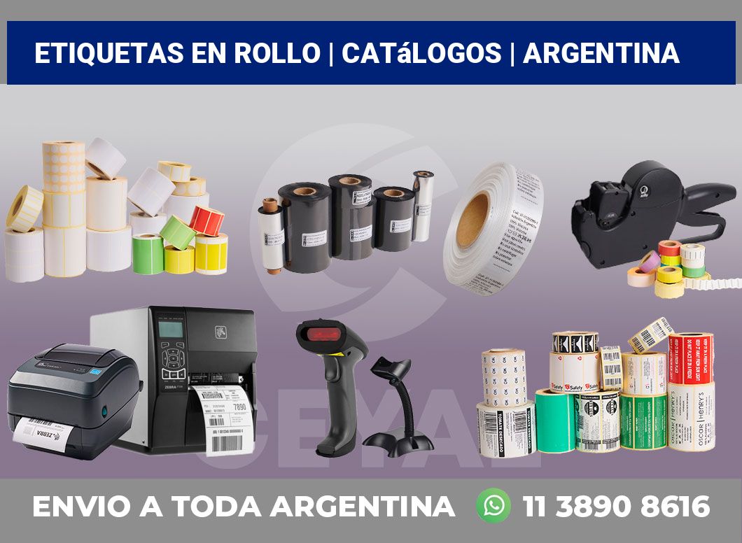 etiquetas en rollo | Catálogos | Argentina
