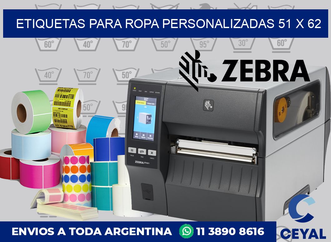 etiquetas para ropa personalizadas 51 x 62