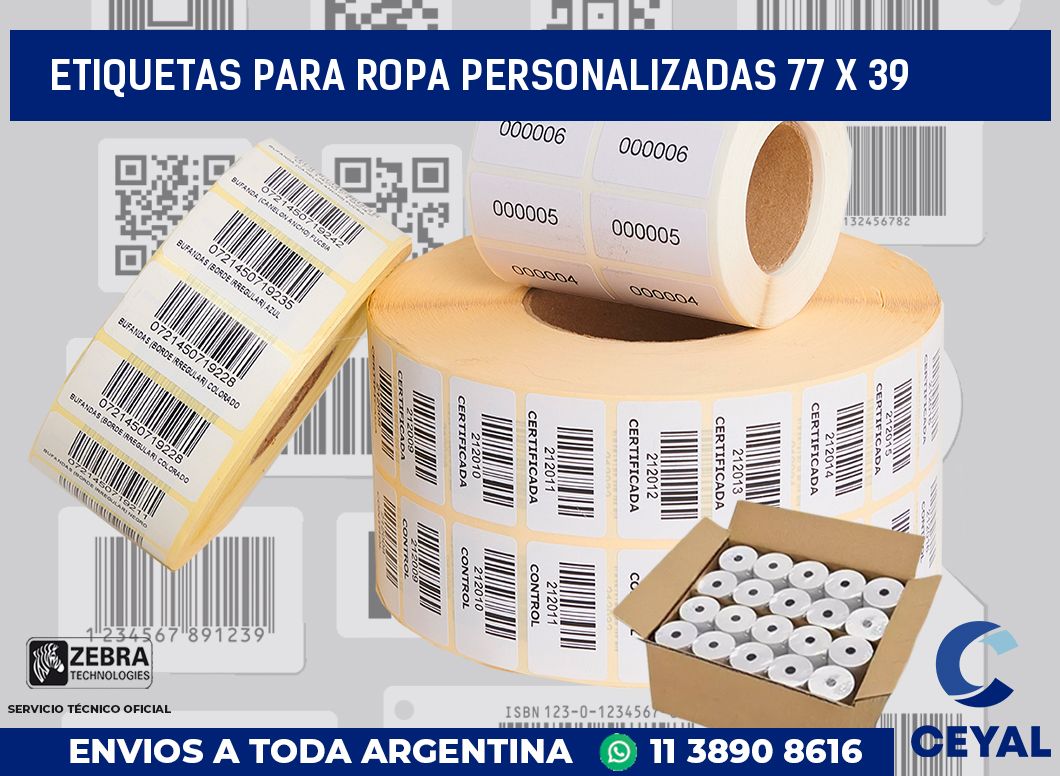 etiquetas para ropa personalizadas 77 x 39