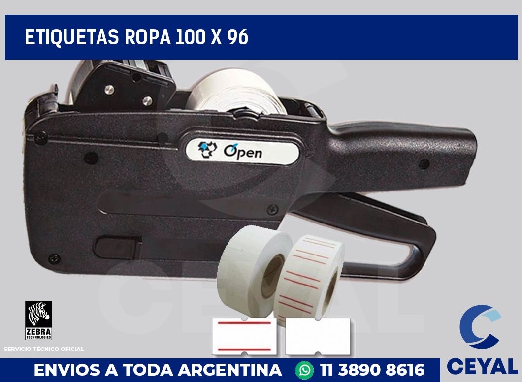 etiquetas ropa 100 x 96