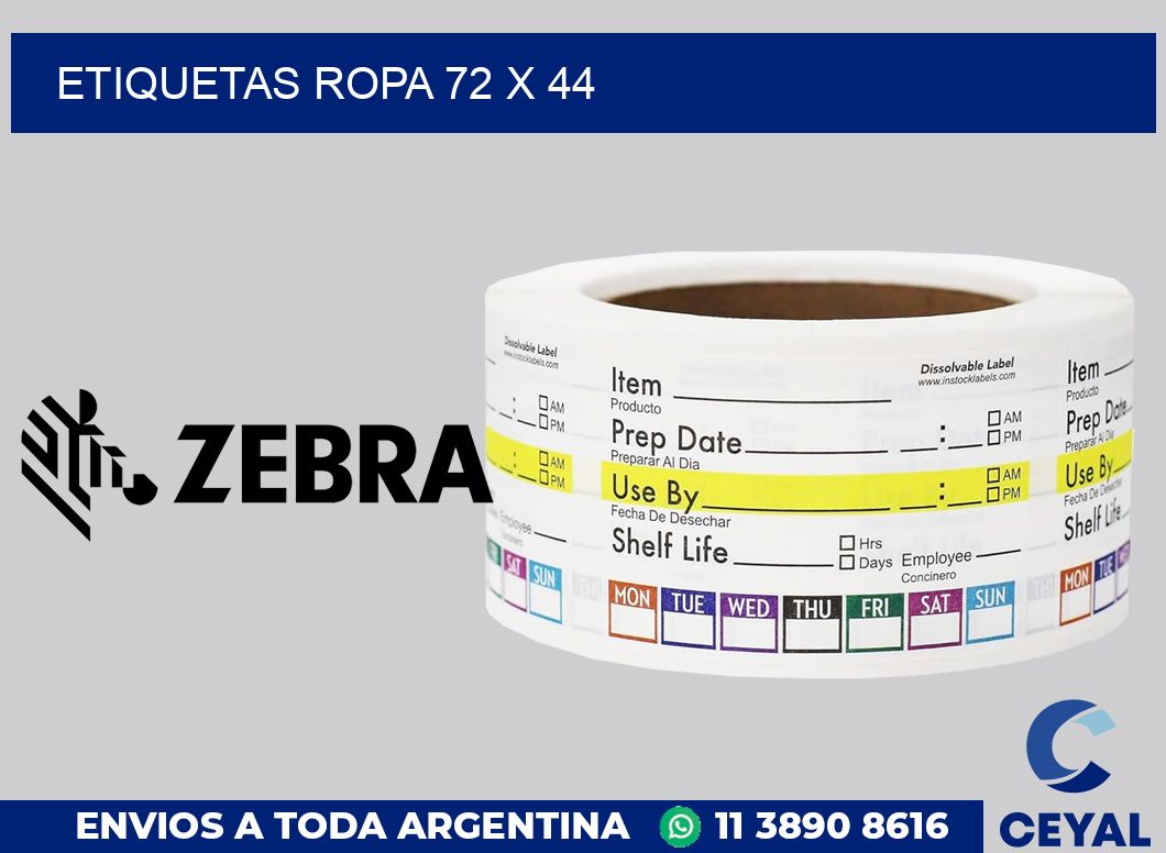 etiquetas ropa 72 x 44