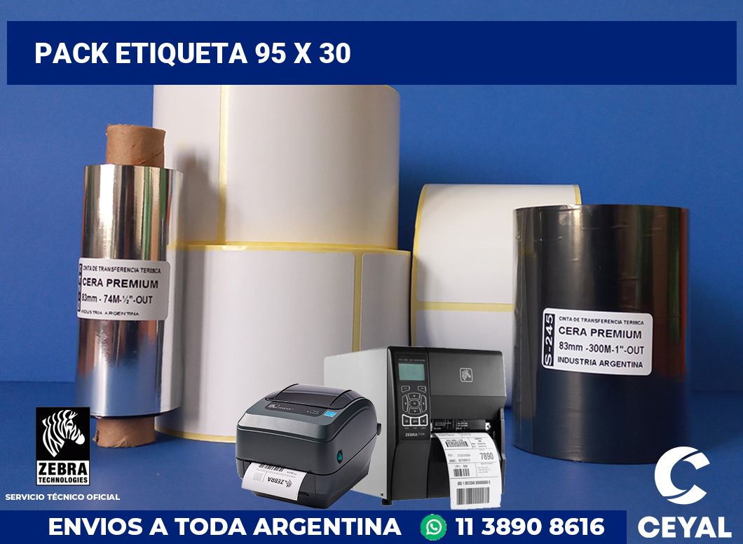 pack etiqueta 95 x 30