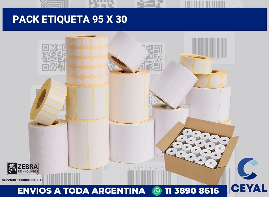 pack etiqueta 95 x 30