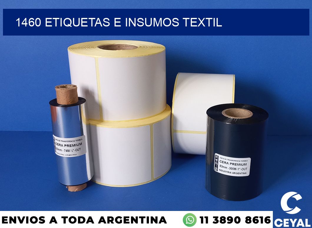 1460 etiquetas e insumos textil