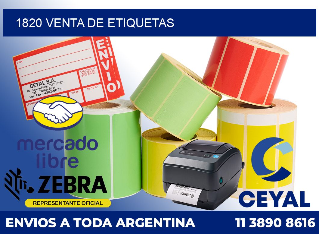 1820 venta de etiquetas