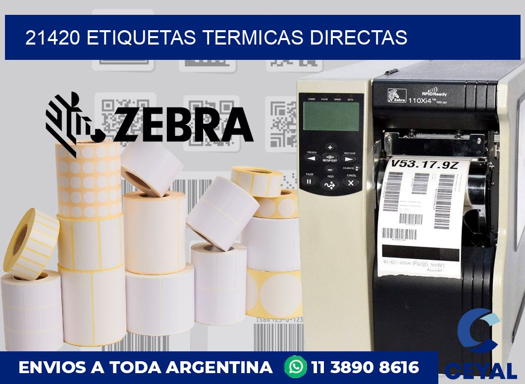 21420 Etiquetas termicas directas