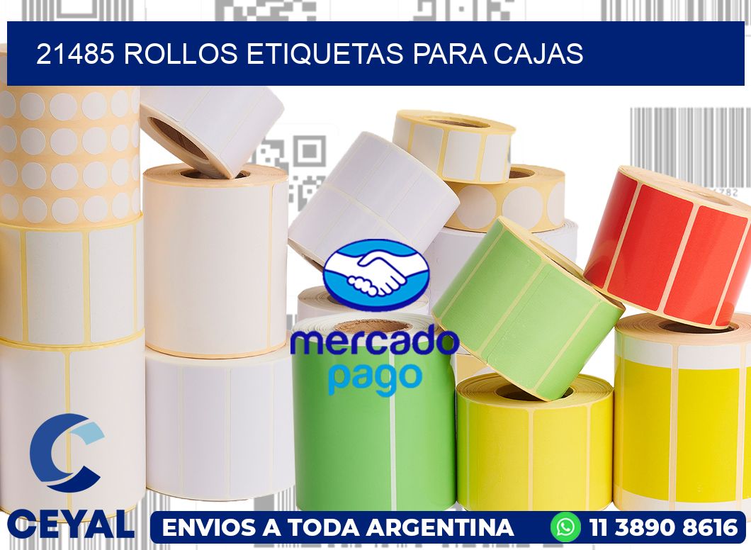 21485 Rollos etiquetas para cajas