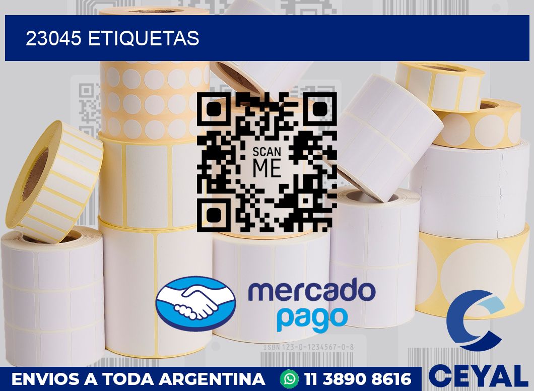 23045 etiquetas