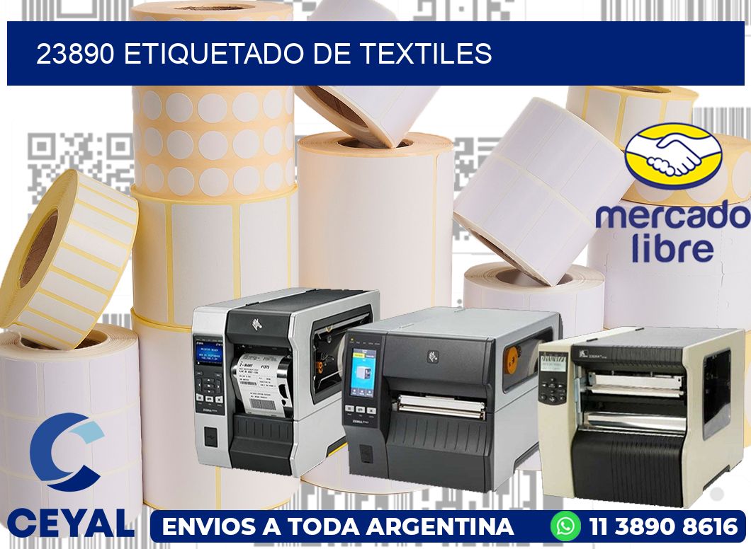 23890 Etiquetado de textiles