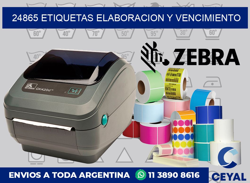 24865 Etiquetas elaboracion y vencimiento