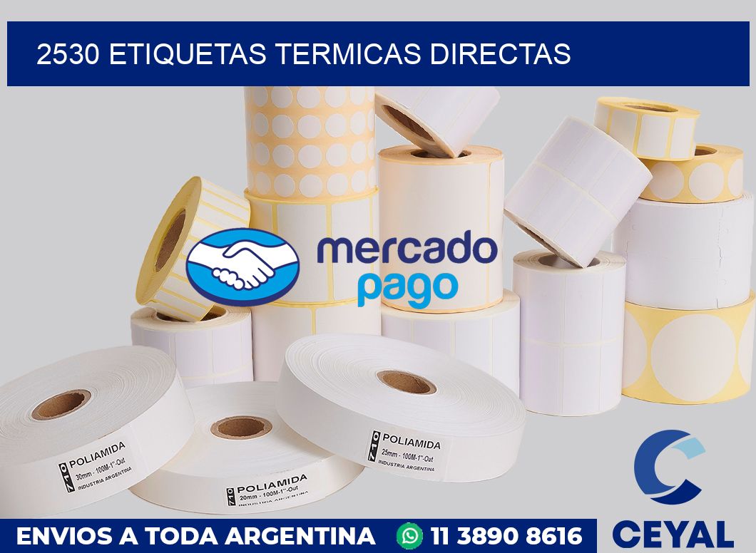 2530 Etiquetas termicas directas