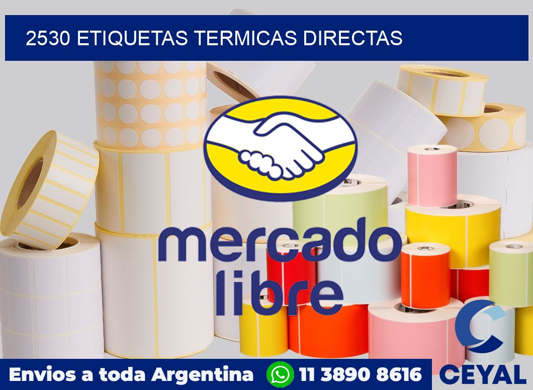 2530 Etiquetas termicas directas