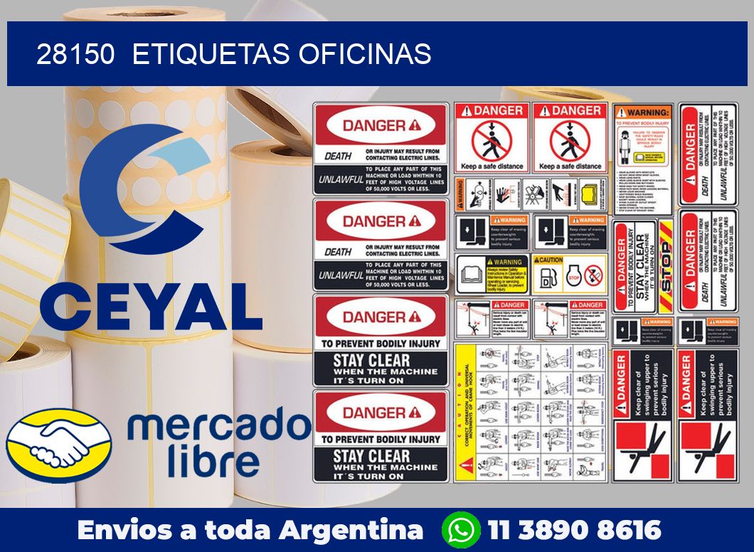 28150  Etiquetas oficinas