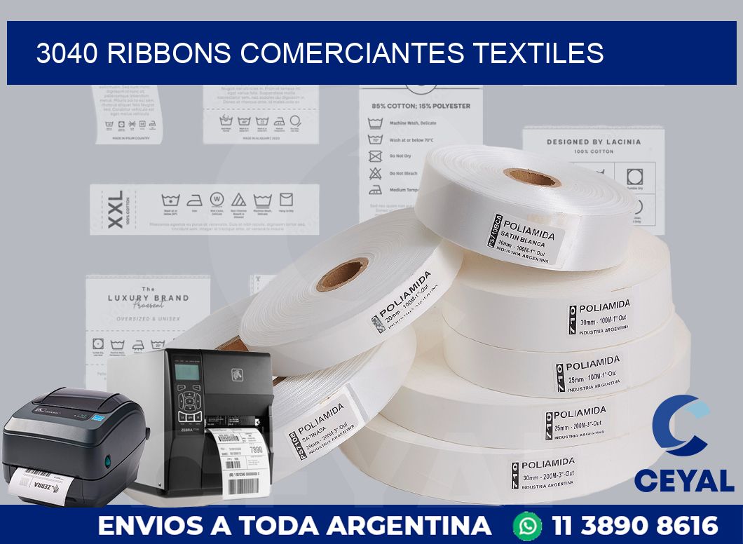 3040 ribbons comerciantes textiles
