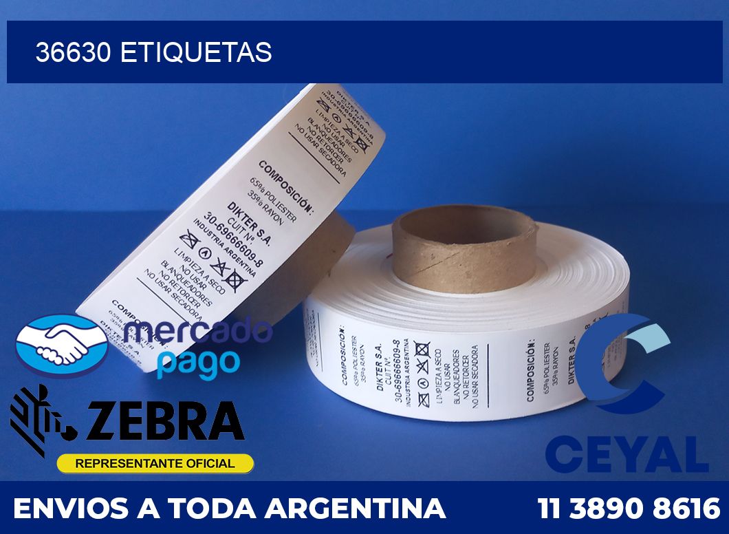 36630 etiquetas