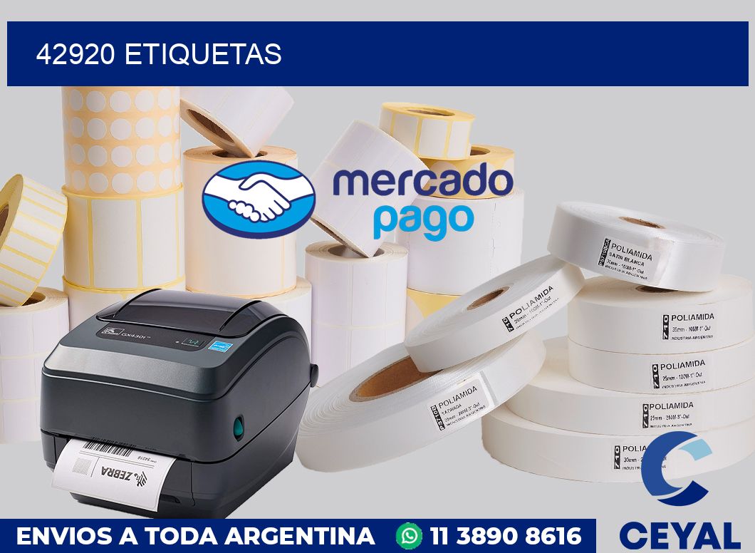 42920 etiquetas