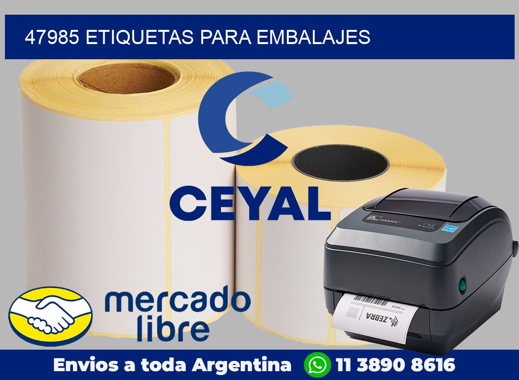 47985 Etiquetas para embalajes