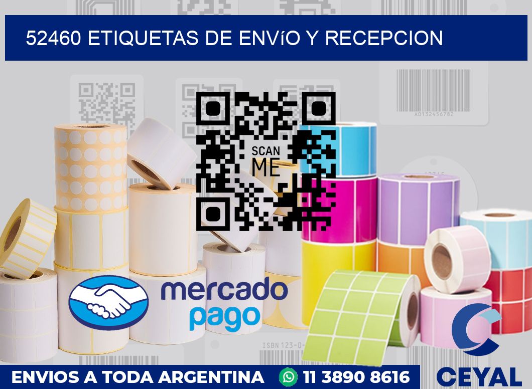 52460 Etiquetas de envío y recepcion