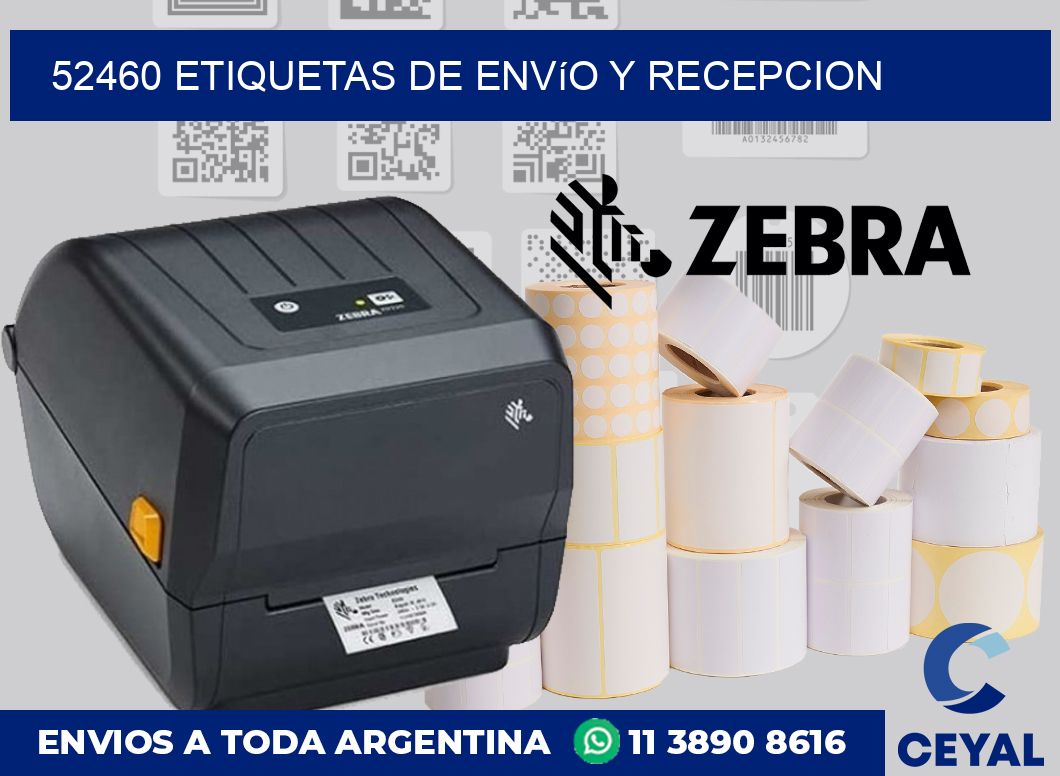 52460 Etiquetas de envío y recepcion