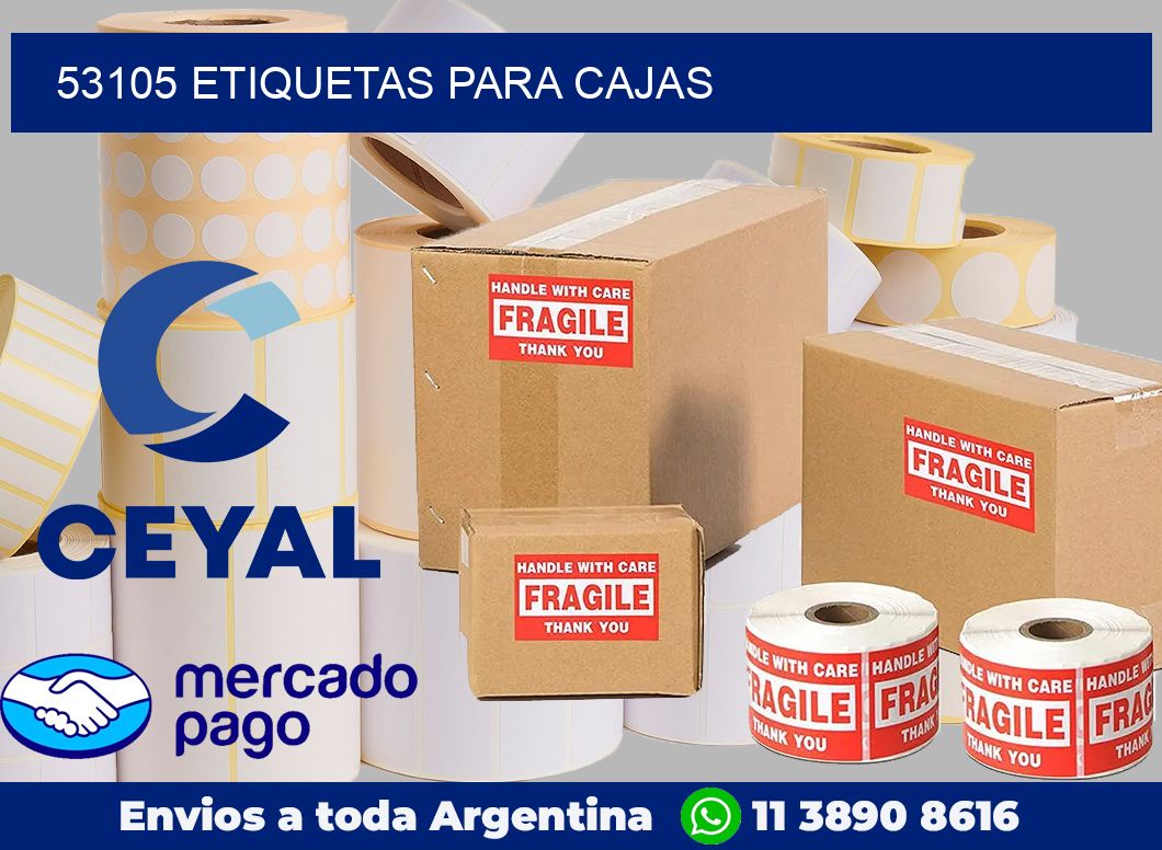 53105 Etiquetas para cajas