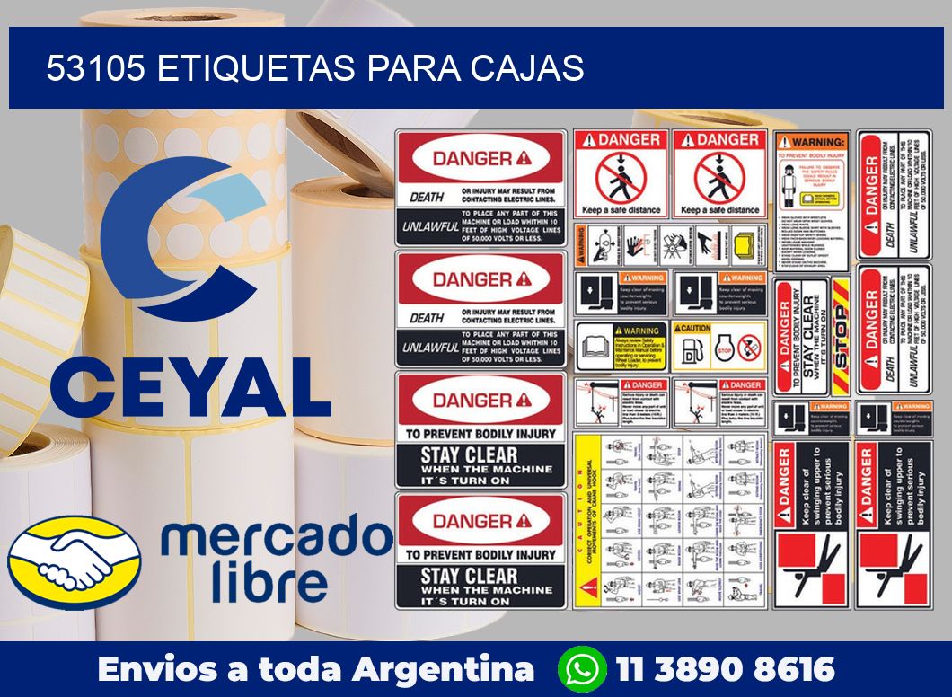 53105 Etiquetas para cajas