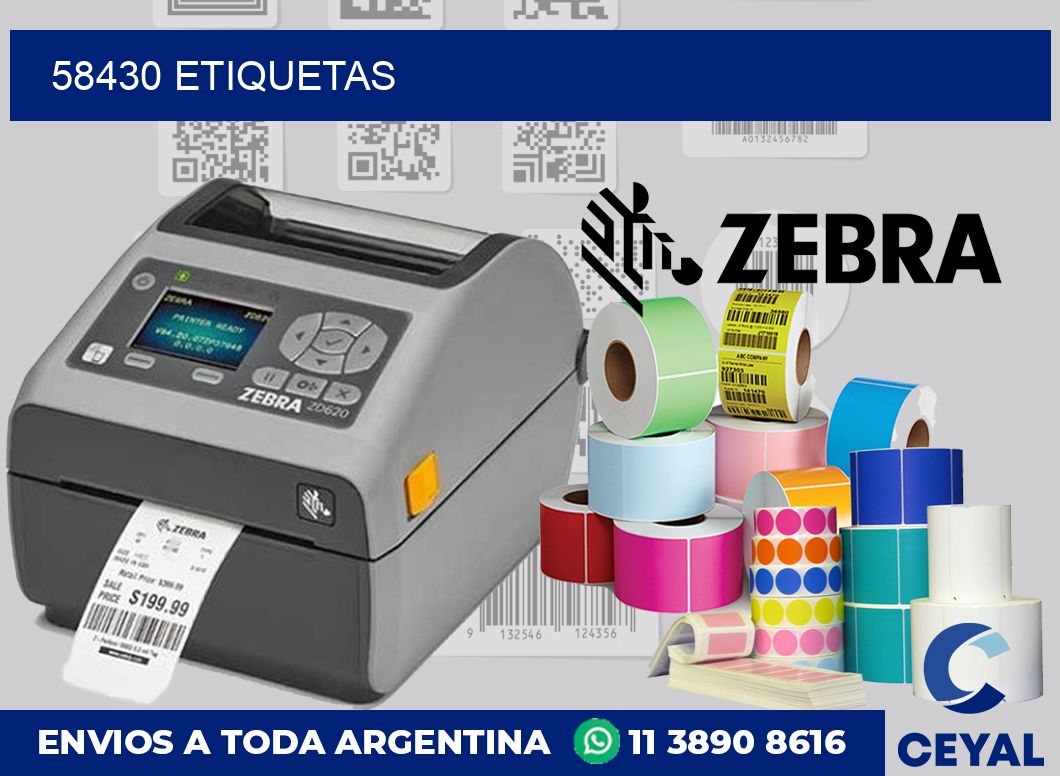 58430 etiquetas