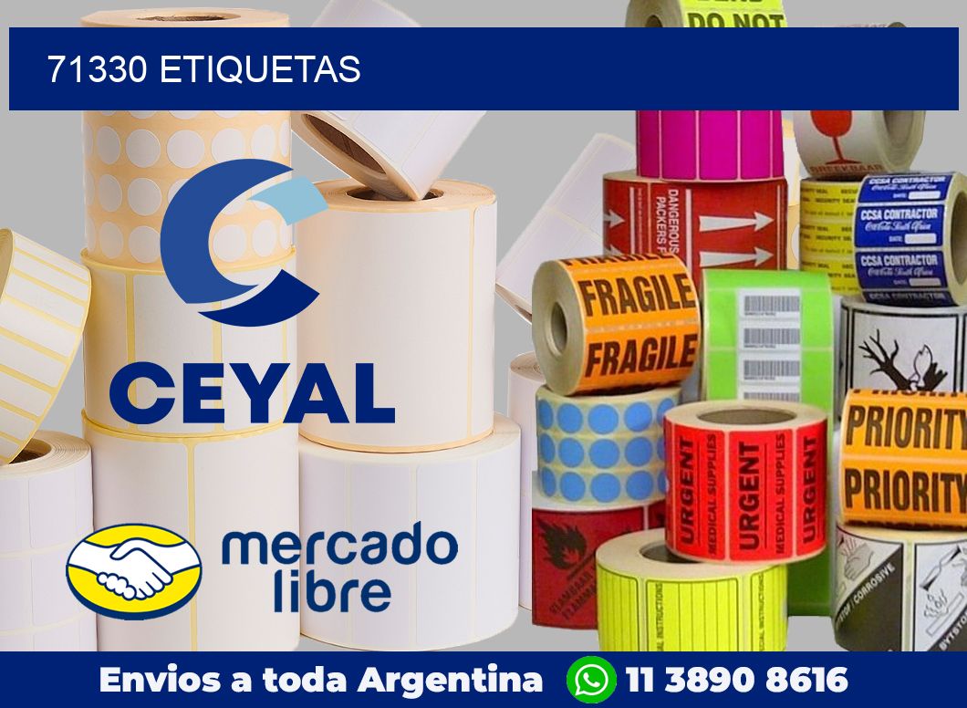 71330 etiquetas